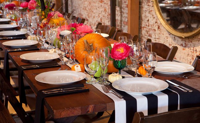 black and white striped table runner halloween themed wedding black and white stripe table runner halloweeen fall wedding pumpkins