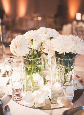 glass cylinder wedding