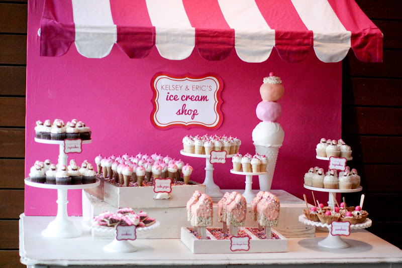 white cake stands and milk glass jenny cookies