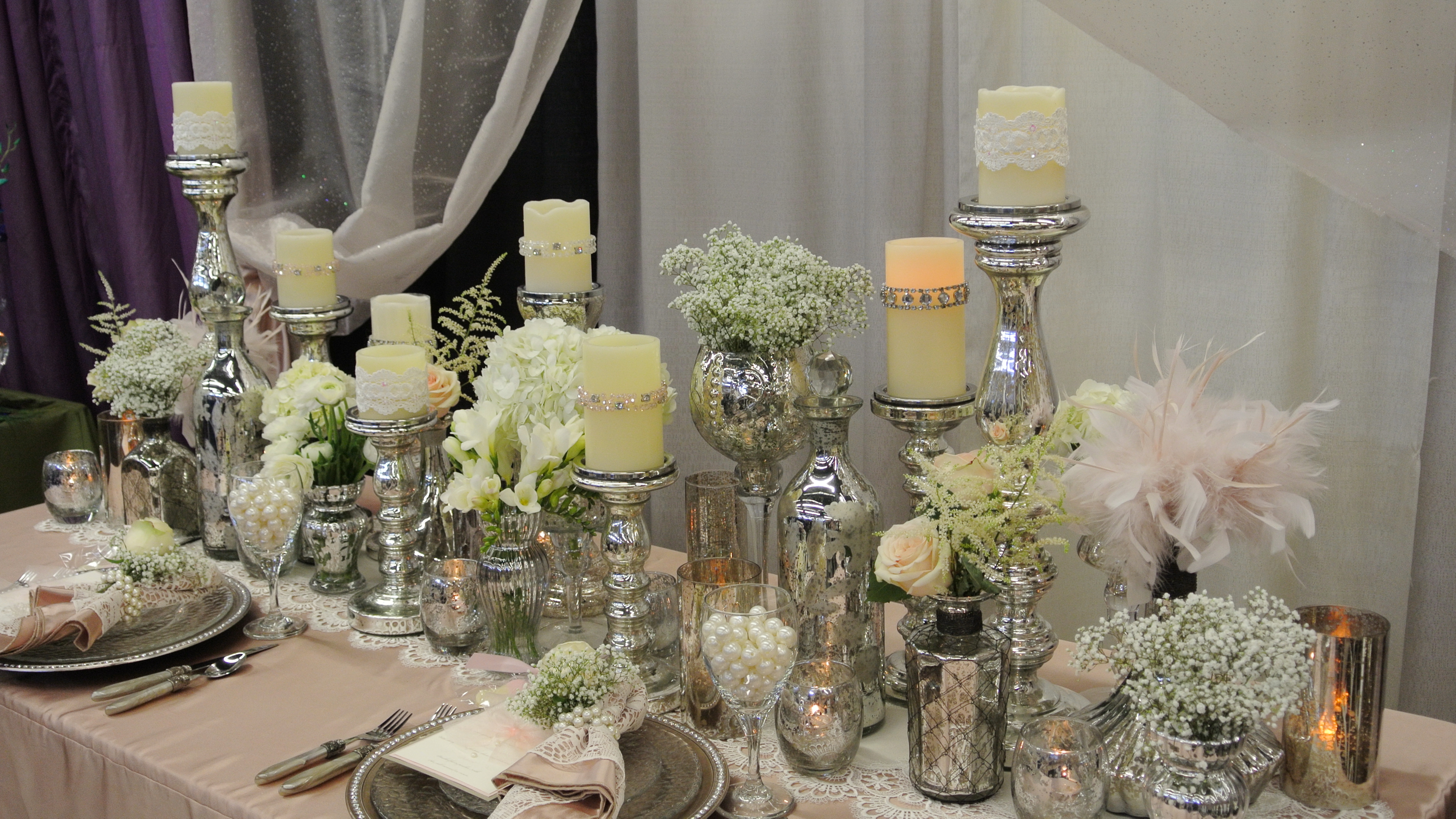 mercury glass candlesticks mercury glass candlesticks wedding candle holder