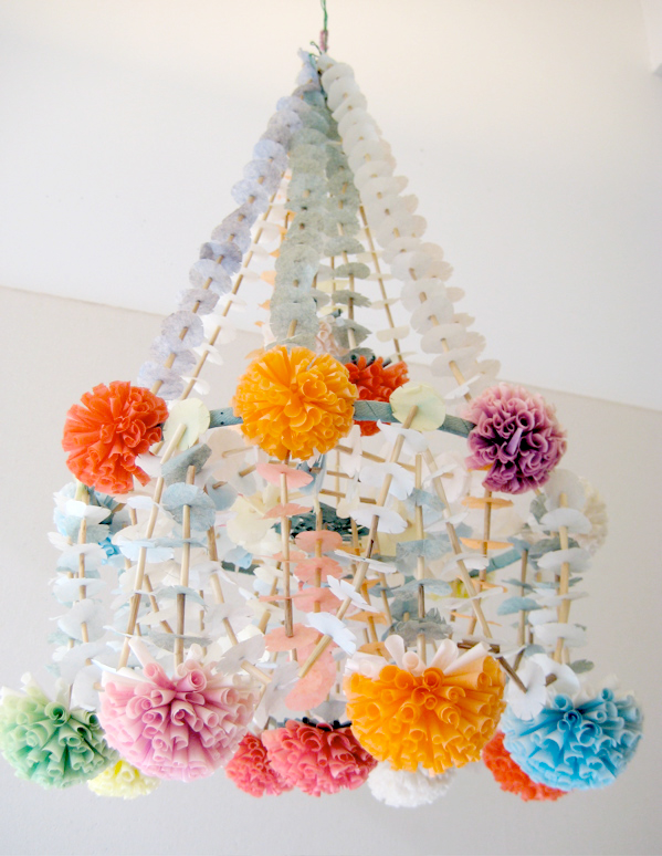 paper chandelier