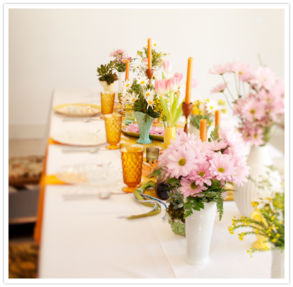 amber vintage wedding party amber colored glass