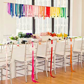 rainbow wedding