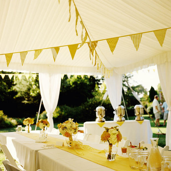 yellow table runners tablerunner wedding