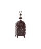 Brown Moroccan Style Lantern w/candle