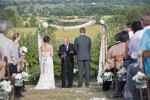 wedding rental rustic birch arch wood arch arbor