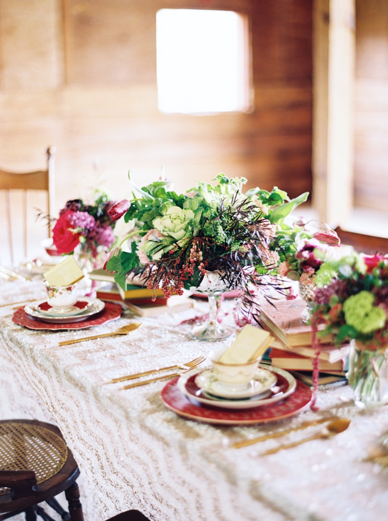 zig zag sequin tablecloth rental vintage book rental