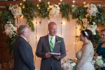 birch arch string lights install rental