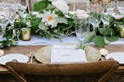 Rustic Gold and Green wedding