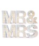 Marquee Letters- White Mr & Mrs