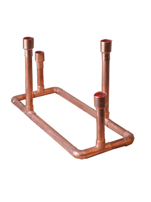 Copper Pipe Candleholder