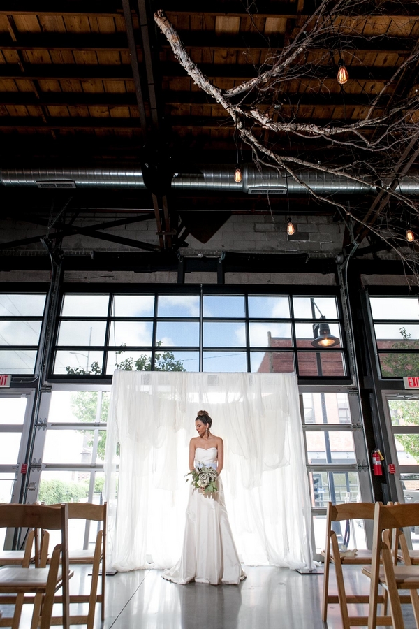 cheesecloth ceremony backdrop