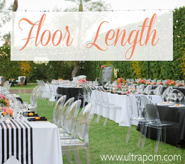 How To Choose The Right Size Tablecloth Ultrapom Wedding And Event Decor Al