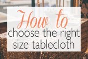 handy info on tablecloth sizing. Pin for later! - Ultrapom Event Rental