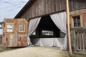 weston red barn farm draping