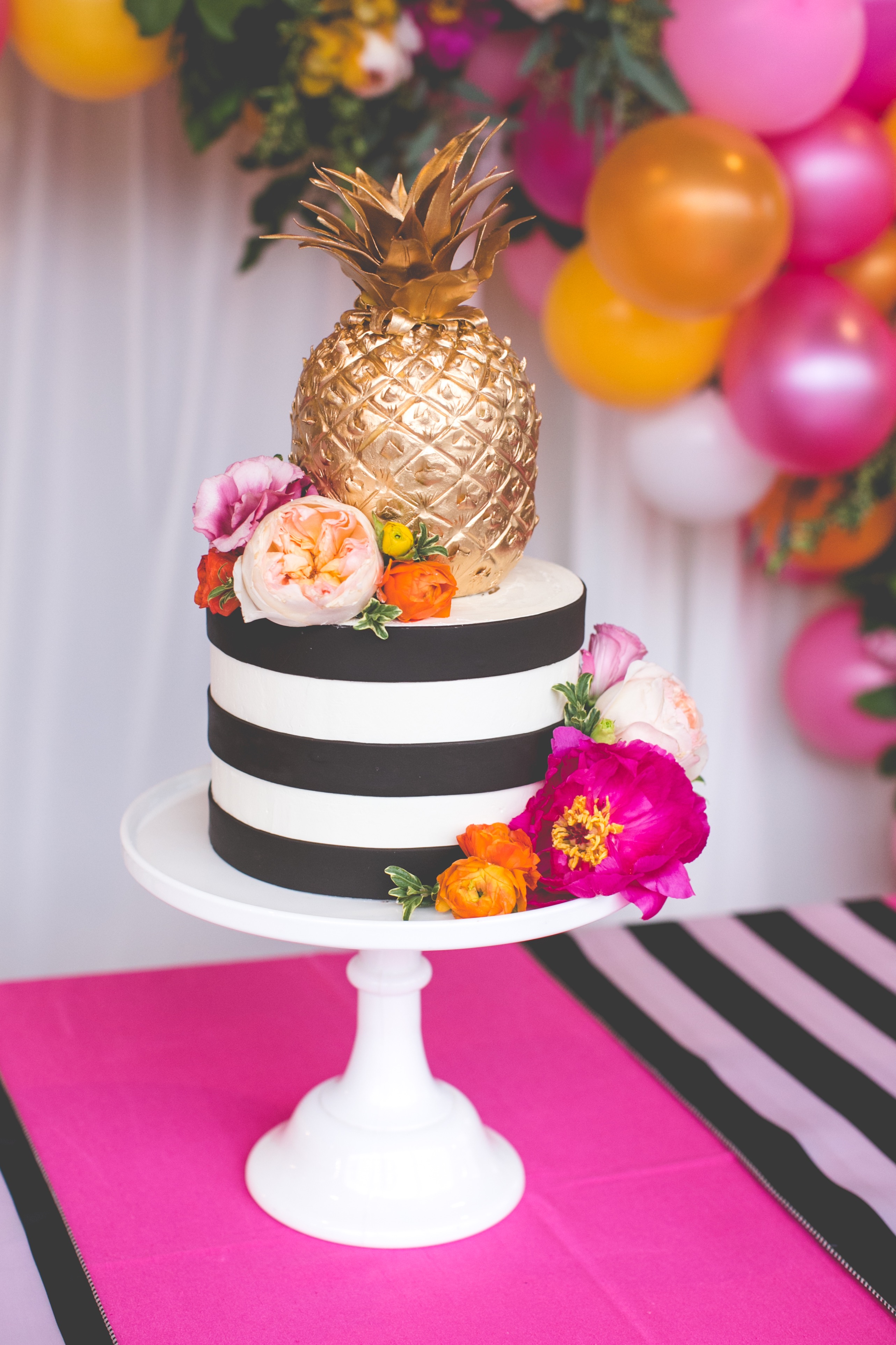 kate spade inspired wedding cake