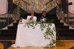 greenery garland head table