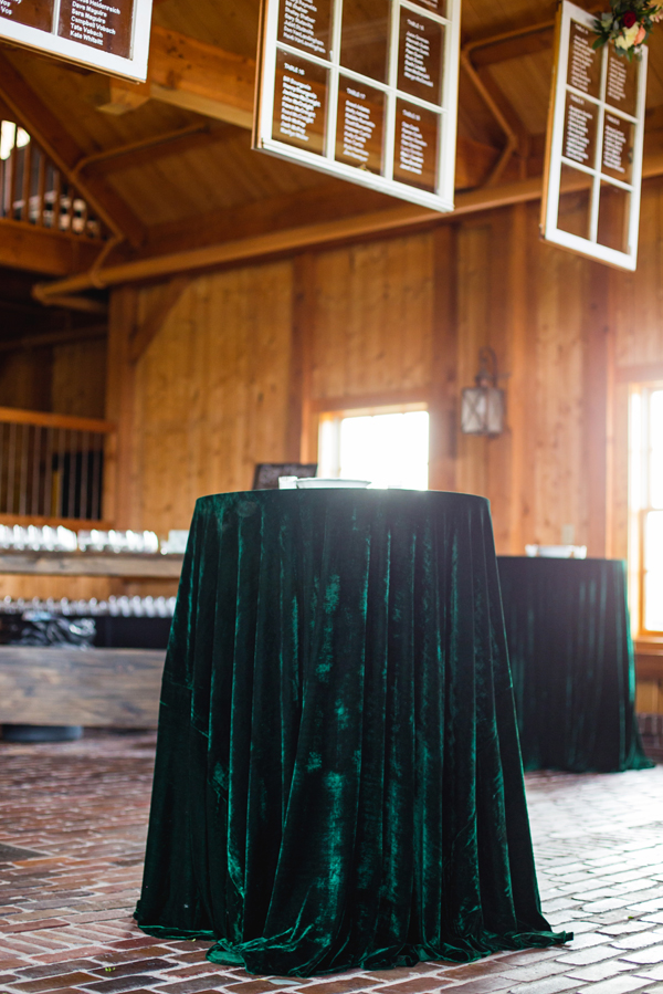 emerald velvet tablecloth rental kansas city