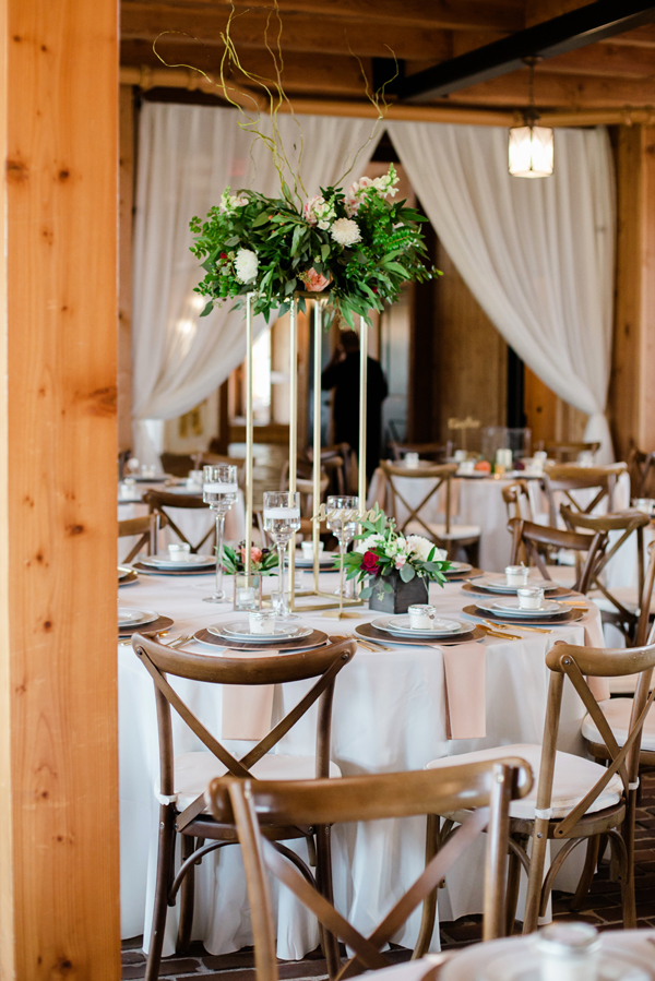milldale farm wedding reception cross back chairs