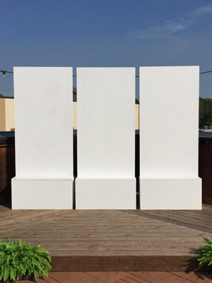 Modern White Panel Backdrop