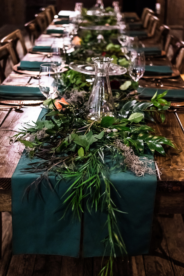 slytherin green table great hall