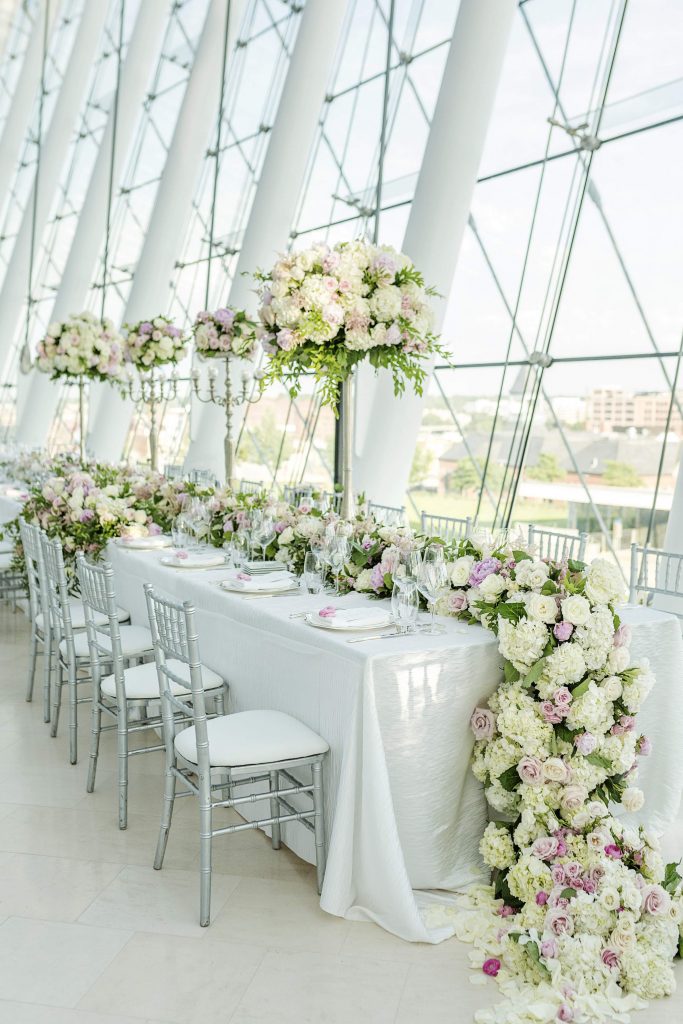 floral garland head table goals stunning head table