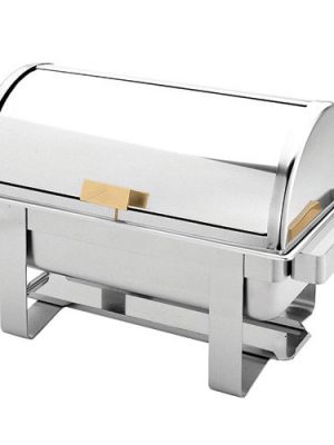 Chafer – Rectangle Stainless Rolltop, 8 qt.