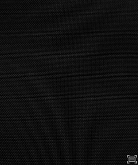 Solid Polyester Linen – Black