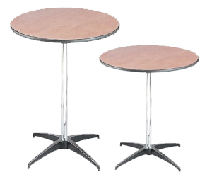 Wood Pedestal Table – Round