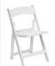 Garden Folding Chair – White Resin