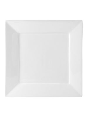 Rimmed Square Dinnerware – White