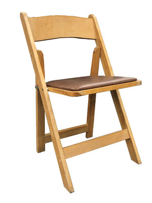 Garden Folding Chair – Natural Wood