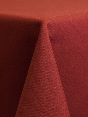 Solid Polyester Linen – Cherry Red