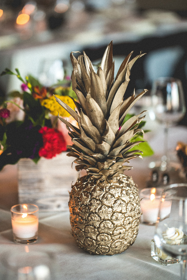 pineapple tropical wedding