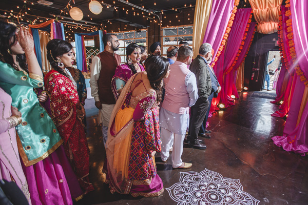 indian wedding entrance