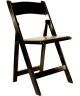 Garden Folding Chair – Black Wood