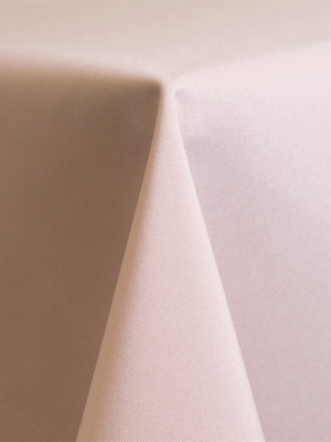 Solid Polyester Linen – Blush