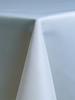 Solid Polyester Linen – Sky Blue