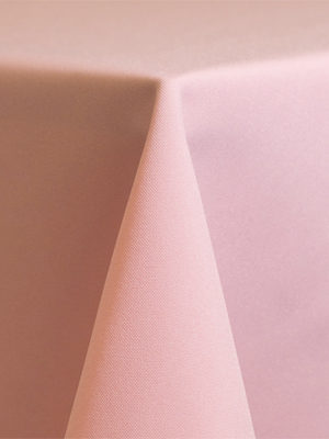 Solid Polyester Linen – Bubblegum