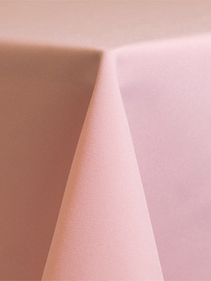 Solid Polyester Linen – Bubblegum