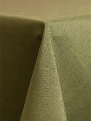 Solid Polyester Linen – Light Olive