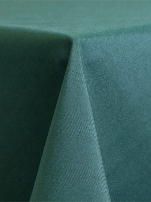 Solid Polyester Linen – Teal